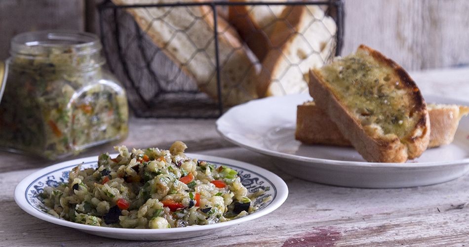 greek aubergine salad